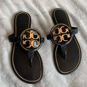 Tory Burch Metal Miller Sandal black/gold